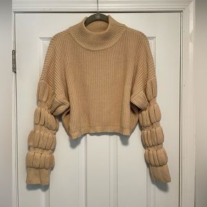 Beige Botany Knit Sweater